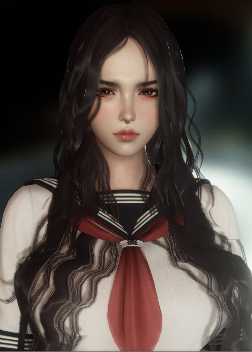 《AI少女》校服波浪卷御姐MOD