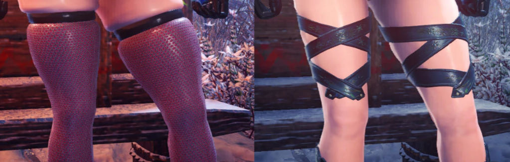 《怪物獵人世界：冰原》UHPN體型Ncup眼鏡高跟鞋緊身褲v7.2MOD