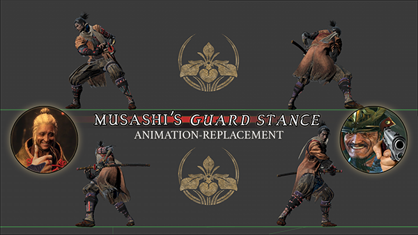 《只狼：影逝二度》武藏守衛姿態MOD