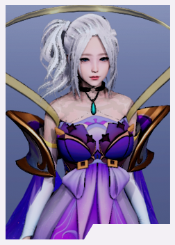 《AI少女》白發紫衣王者女英雄嫦娥MOD