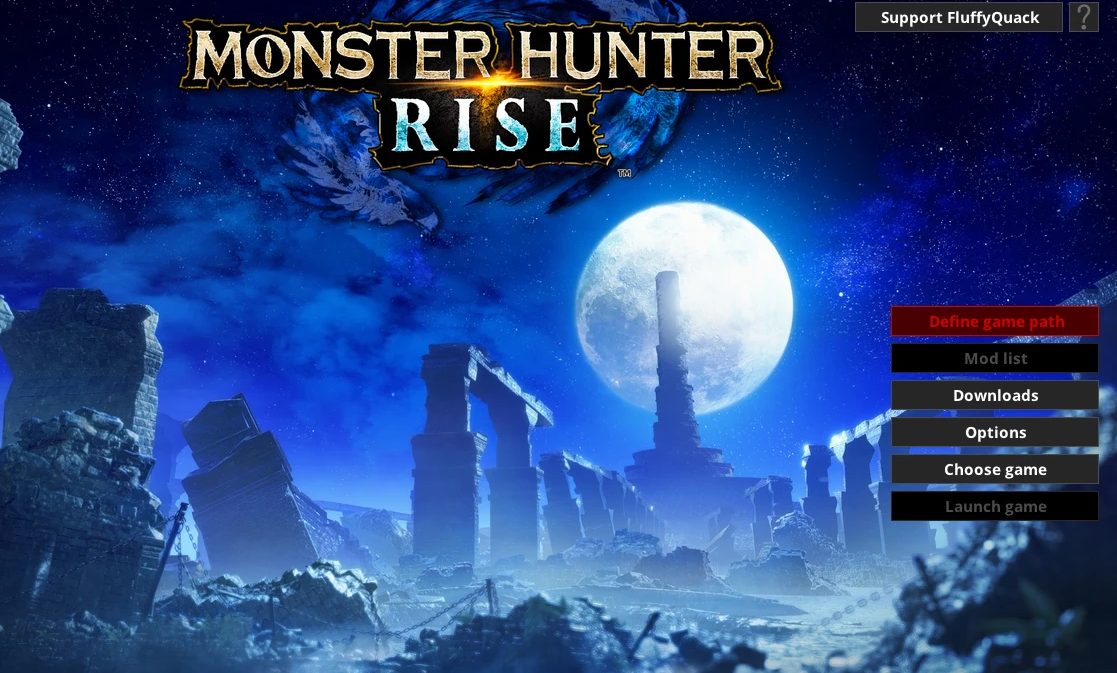 《怪物獵人崛起：曙光》MOD管理工具FluffyManager5000v3.016