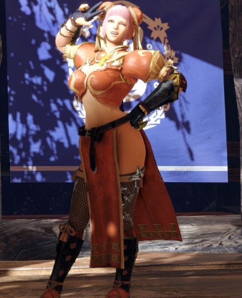 《怪物獵人：崛起》性感風混沌套MOD
