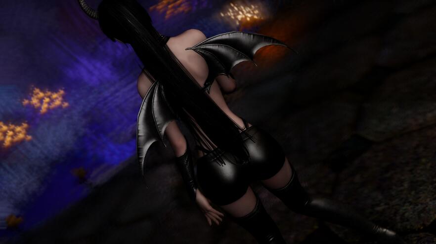 《上古卷軸5：天際重制版》惡魔偽裝性感服裝MOD[3BA HDT]