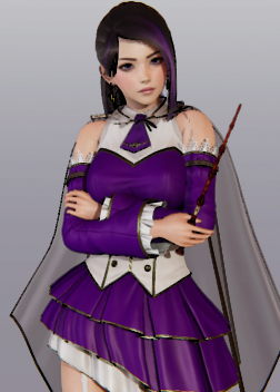 《AI少女》紫發傲嬌女法師MOD