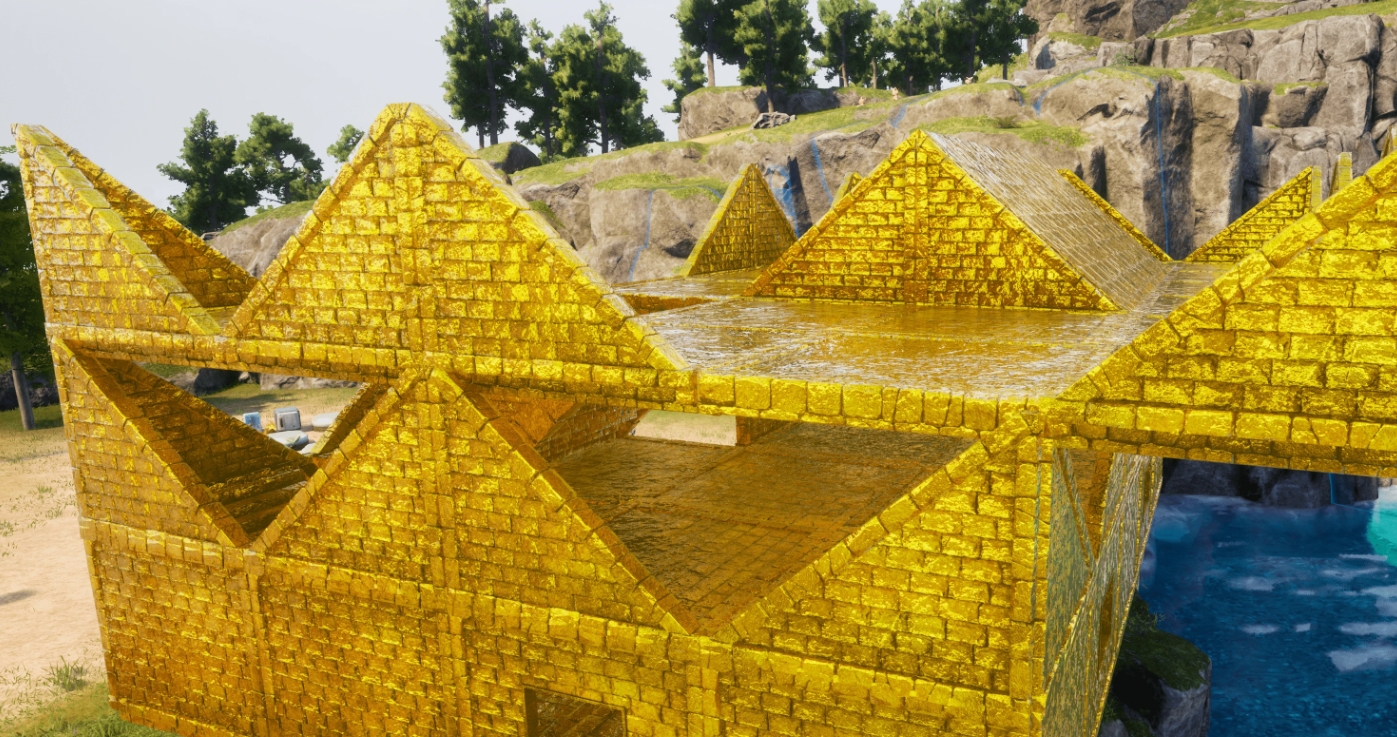 《幻獸帕魯》石頭金色紋理MOD