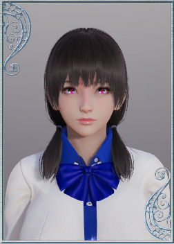 《AI少女》復古風雙股辮制服美少女MOD