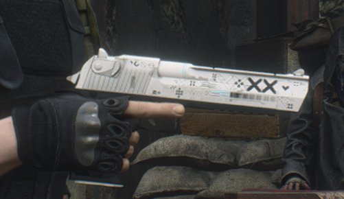《生化危機4：重制版》CSGO沙漠之鷹打印流無激光瞄準鏡版皮膚MOD