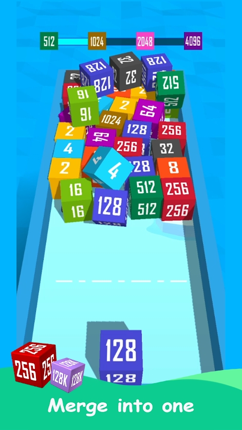 合并2048立方體