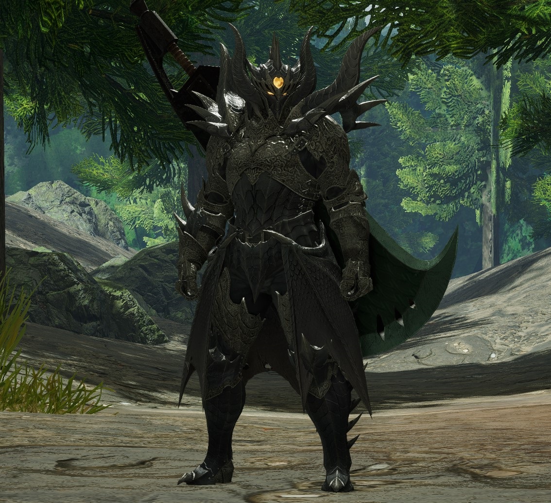 《怪物獵人：崛起》世界黑龍α+套裝MOD