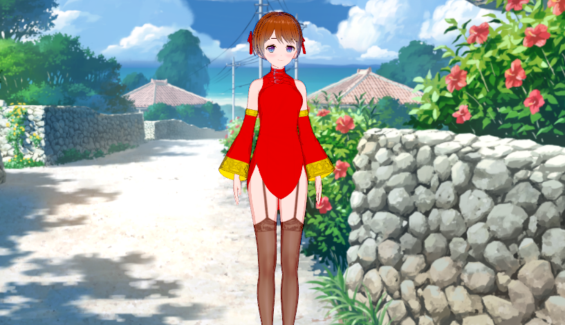 《戀活Sunshine》性感國風紅色旗袍MOD