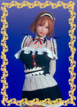 《AI少女》橙色短發英式女仆裝美少女MOD