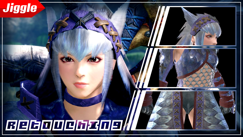 《怪物獵人：崛起》月光套裝美化MOD