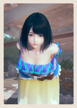 《AI少女》黑色短發清涼休閑裝小姐姐MOD