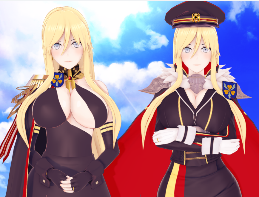 《戀活Sunshine》性感金發御姐艦娘俾斯麥MOD