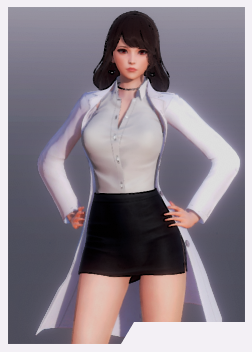 《AI少女》白色大衣誘人身材女醫生MOD