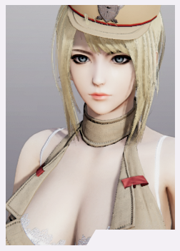 《AI少女》金色短發(fā)性感露背裝CF靈狐者MOD