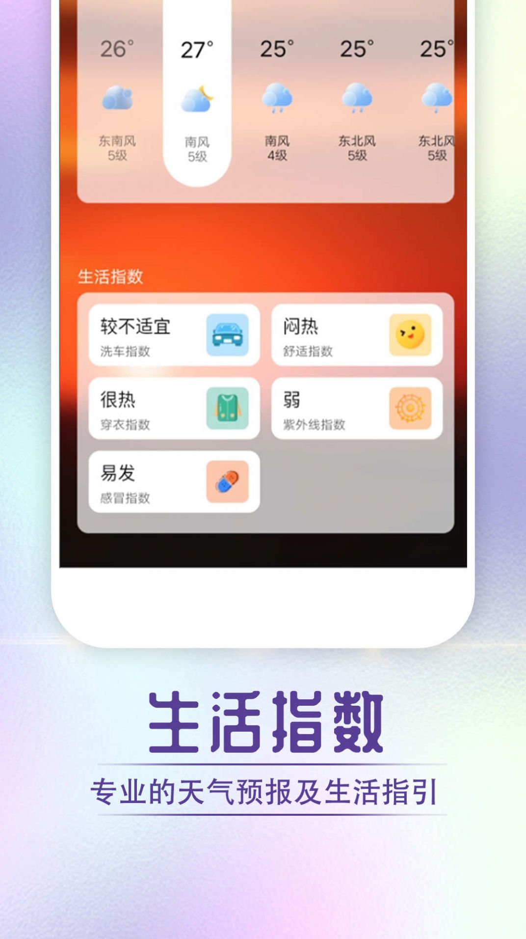 宵燭快看好天氣