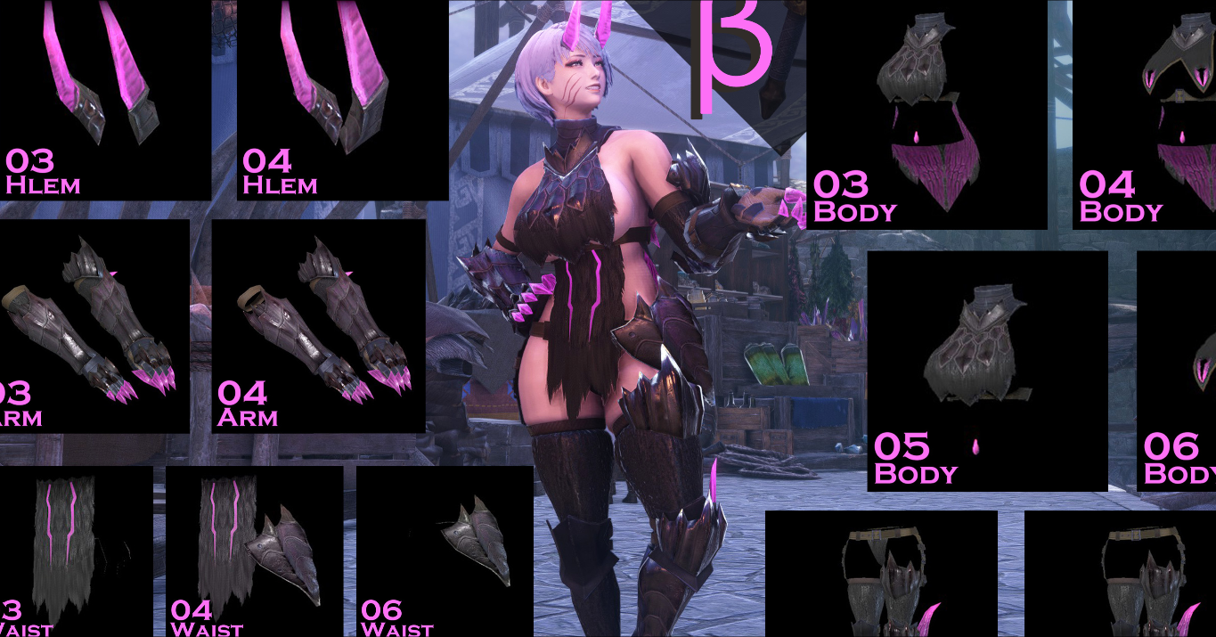 《怪物獵人崛起：曙光》全新修改黒蝕龍套裝MOD