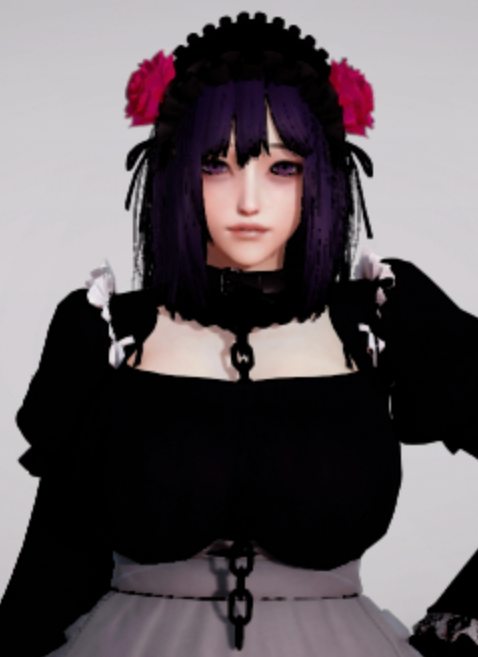 《AI少女》哥特風美少女黑江雫MOD
