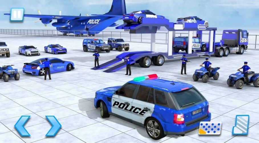 警車追逐運輸車
