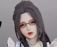 《AI少女》銀色長發金色瞳孔女仆裝御姐MOD