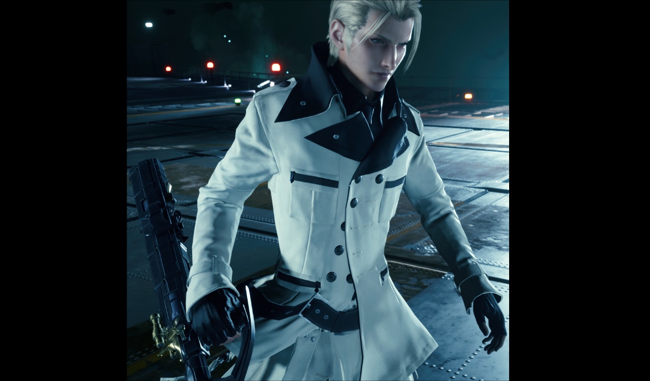 《最終幻想7：重制版》露烏法斯經典黑白配色MOD
