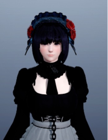 《AI少女》哥特風短發美少女MOD