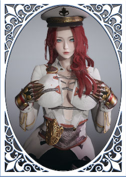 《AI少女》白色海軍制服紅發(fā)御姐MOD