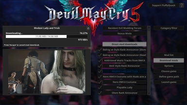 《鬼泣5》MOD管理工具FluffyModManagerv3.000