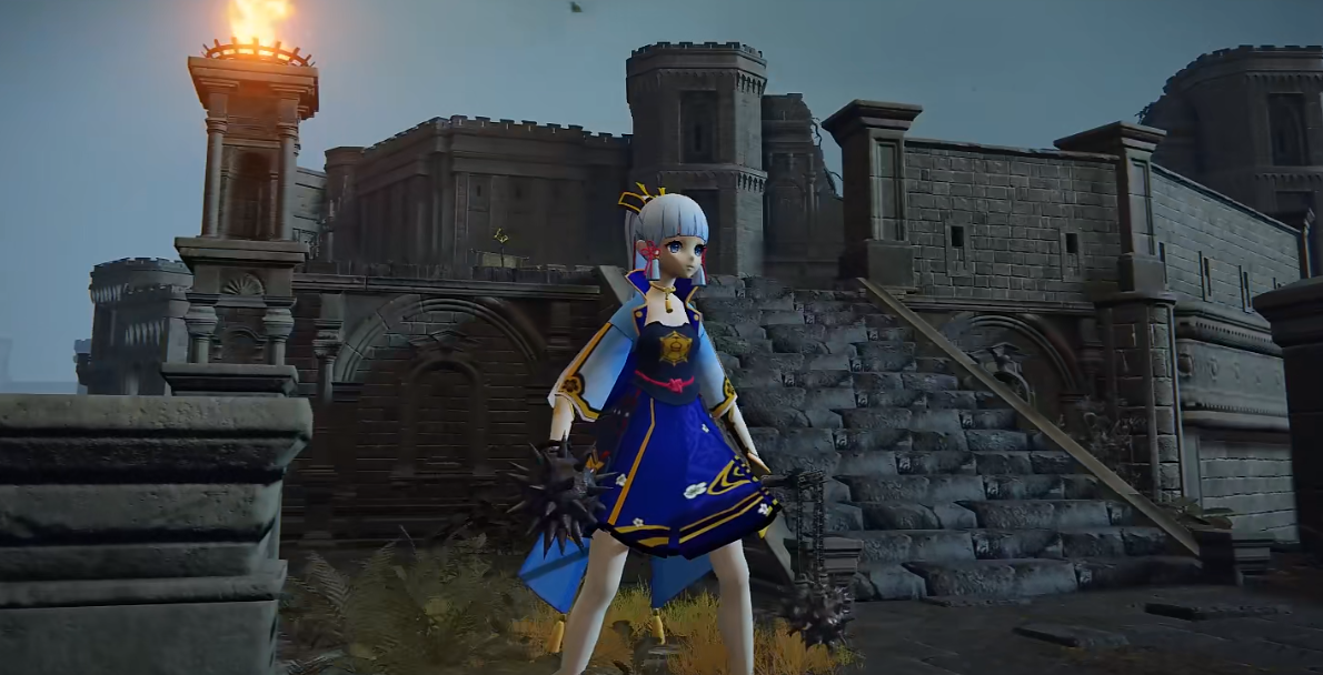 《艾爾登法環》神里綾華替換紅獅子騎士腿甲MOD