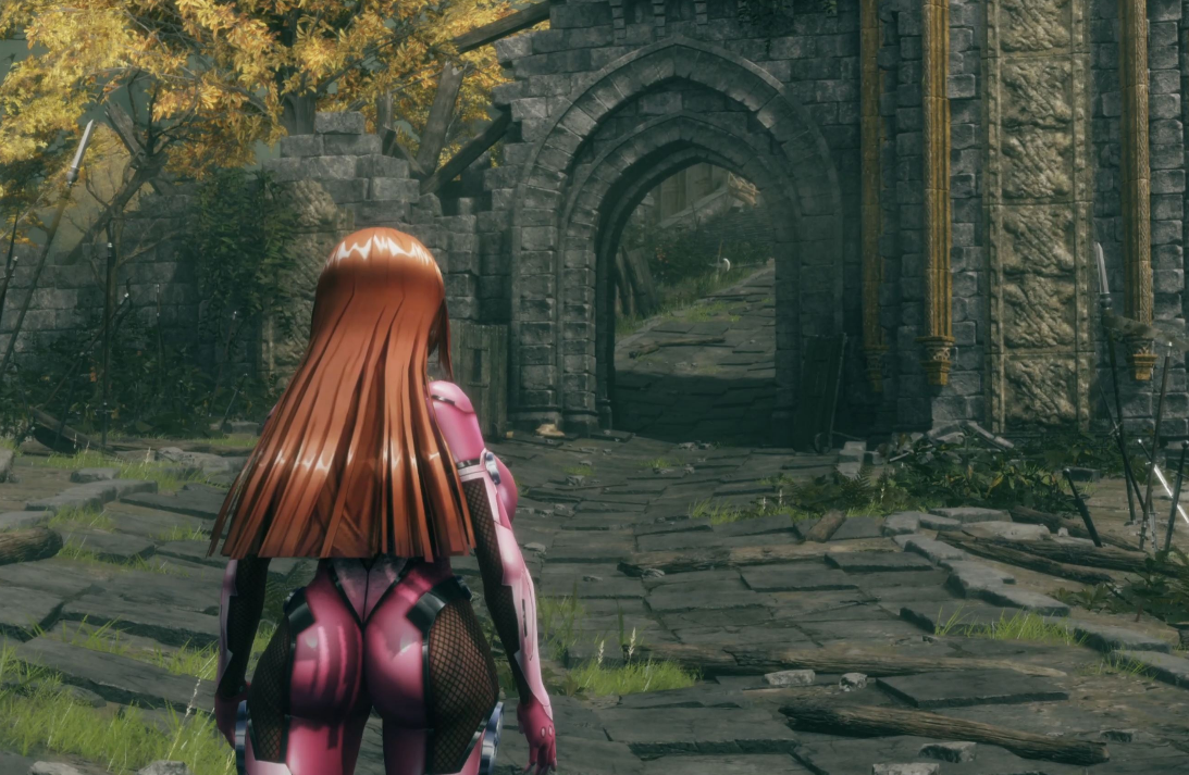 《艾爾登法環》對魔忍性感女忍甲河飛鳥MOD