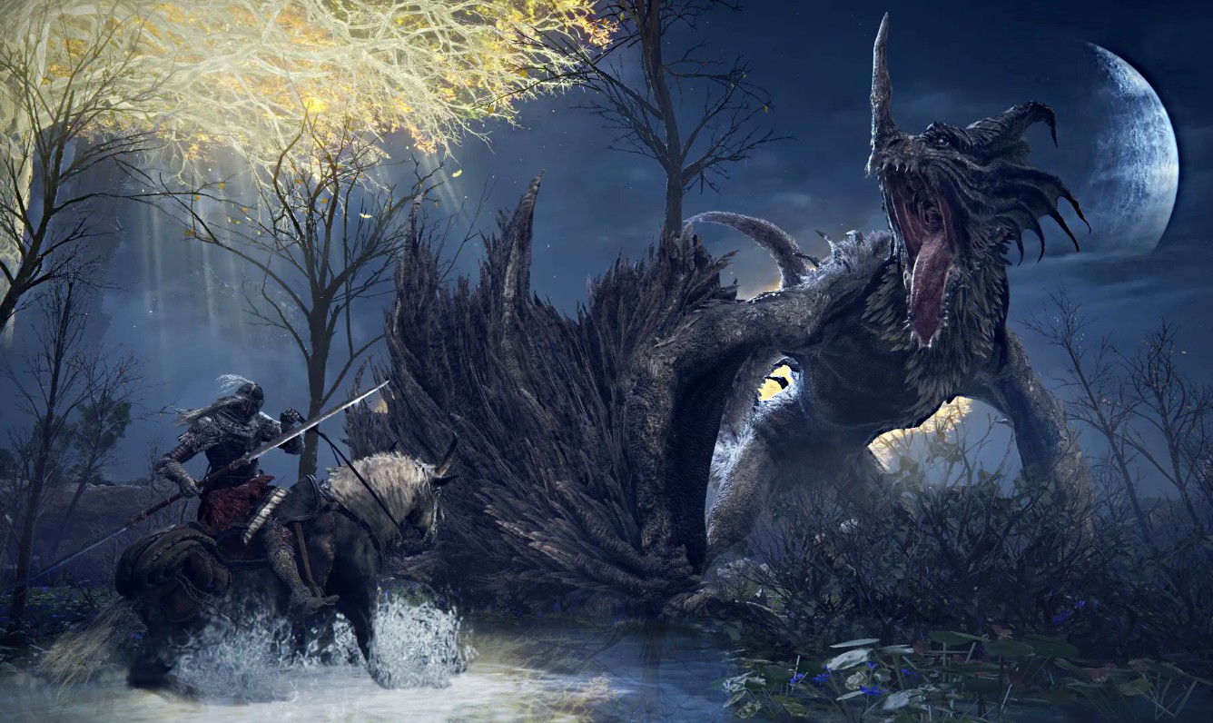 《Wallpaper Engine》艾爾登法環飛龍動態壁紙