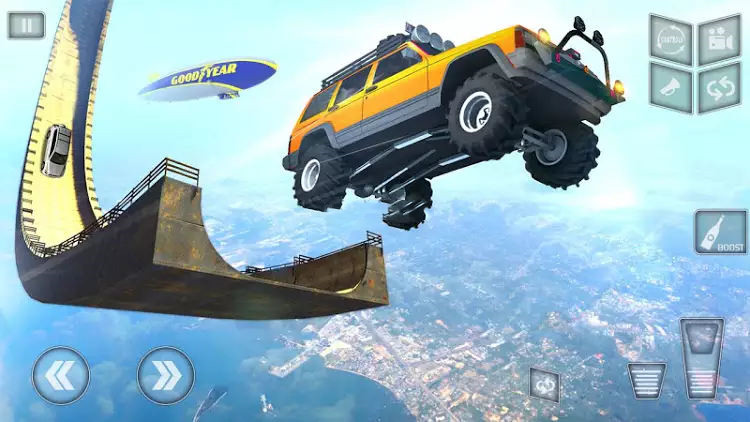 巨型坡道賽車特技3D