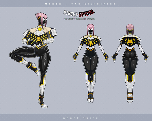 《街頭霸王6》曼儂蜘蛛女俠服裝MOD