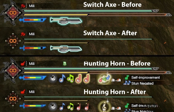 《怪物獵人：崛起》更小的生命體力UI MOD
