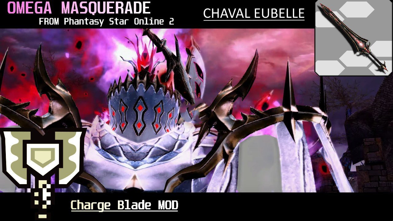 《怪物獵人：世界》Chaval Eubelle盾斧MOD
