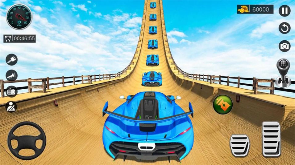 巨型坡道汽車瘋狂特技