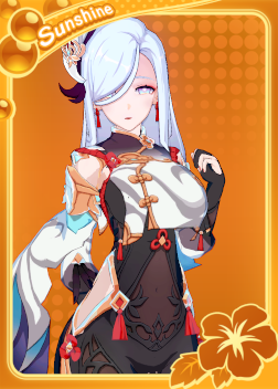 《戀活Sunshine》白發古風美少女申鶴MOD