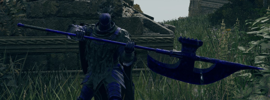 《艾爾登法環》紫水晶紋理黑夜騎兵武器MOD