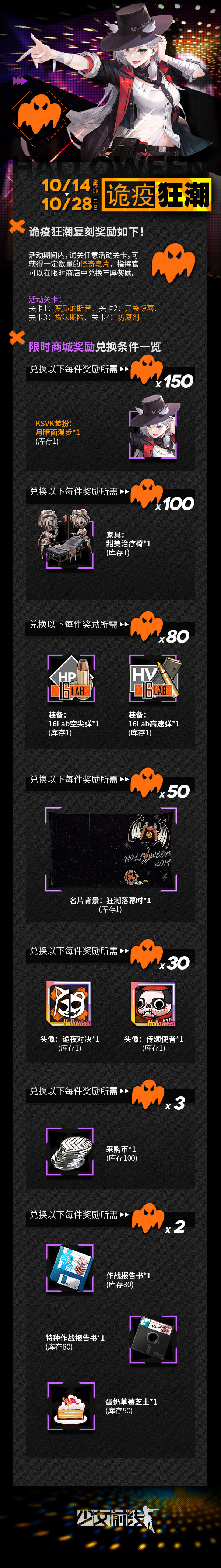 《少女前線》萬圣節(jié)活動內(nèi)容分享