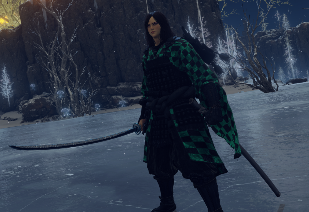 《艾爾登法環(huán)》鬼滅之刃炭治郎服裝MOD