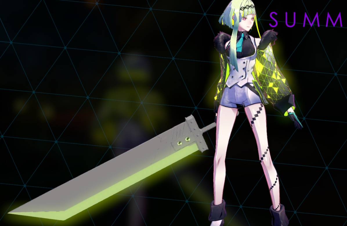 《靈魂駭客2》FF7克勞德大劍替換林檎武器MOD