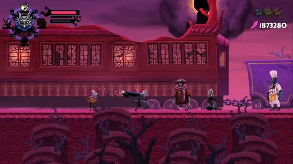 洋紅色的地平線