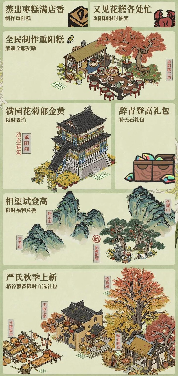 《江南百景圖》滿園花菊郁金黃活動(dòng)分享