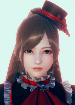 《AI少女》褐色長發哥特洋裝小姐姐MOD