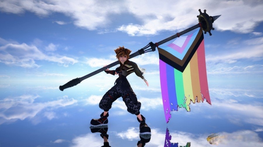《王國之心3》風暴旗LGBTQ色彩MOD