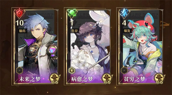 《無盡夢回》全角色高效配隊玩法一覽