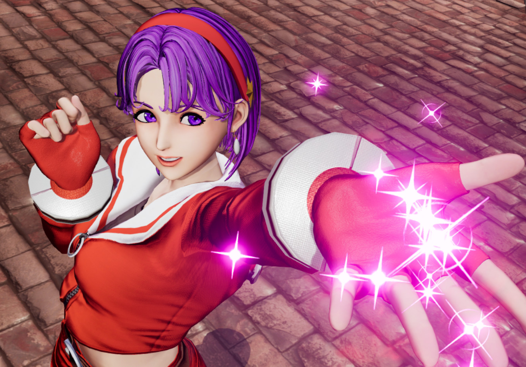 《拳皇15》雅典娜短發水手服熱褲形象MOD