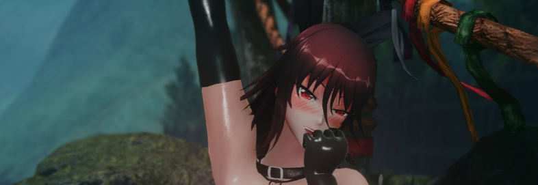 《怪物獵人崛起：曙光》對魔忍水城不知火UPHPN豐腴H體型MOD