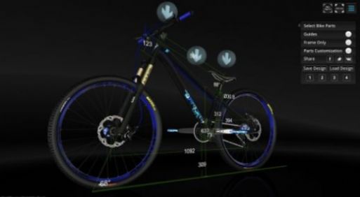 模擬山地自行車3d